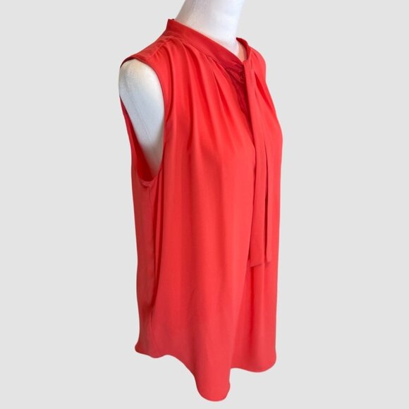 Women's Tie Neck Shell, Size M - Picture 2 of 6